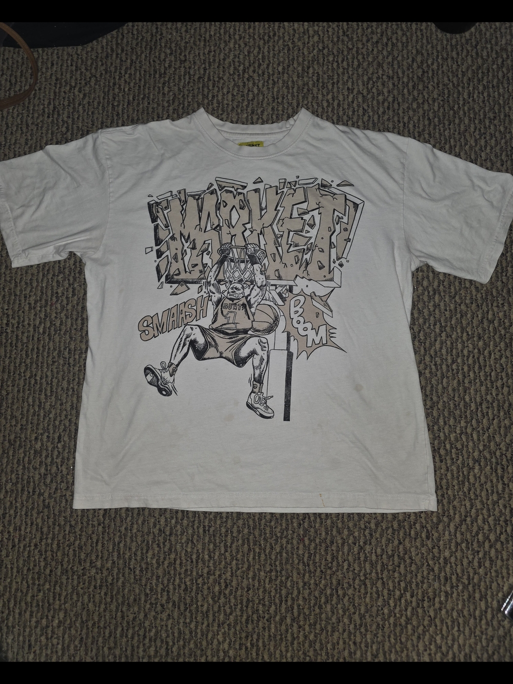 Chinatown Market White Graphic Basketball Tee